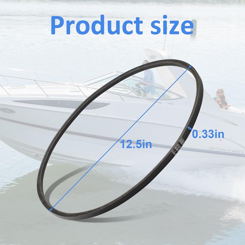 Fospectra 69143Q V-Belt for Mercury MerCruiser Stern Drive & Inboard 2.5 3.0 7.4 8.2 L Engines, 40" Belt, Replacement Part Number 57-32850 57-69143T 32850 69143Q 69143T - Image 2